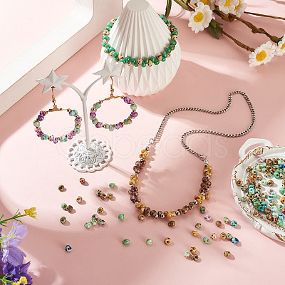 Picasso Glass Seed Beads SEED-TADJ0001-05I-1