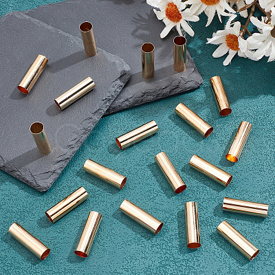 Column Brass Beads KK-LP0001-29B-1