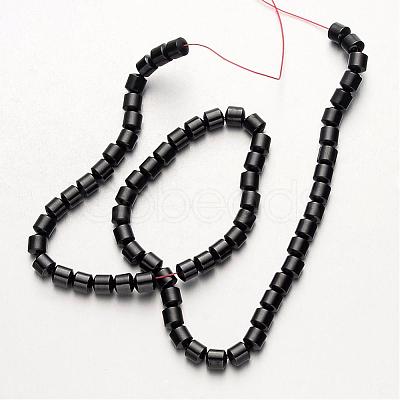 Non-magnetic Synthetic Hematite Bead Strands G-F300-28-09-1