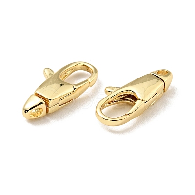 Brass Swivel Lobster Claw Clasps KK-G416-48G-1