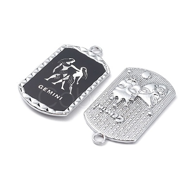 Alloy Twelve Constellations Series Big Pendants PALLOY-O107-01P-06-1