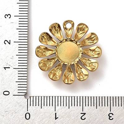 Dyed Natural Lapis Lazuli Flower Pendants STAS-R009-05G-02-1