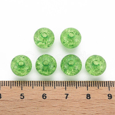 Transparent Crackle Acrylic Beads MACR-S373-66C-N19-1