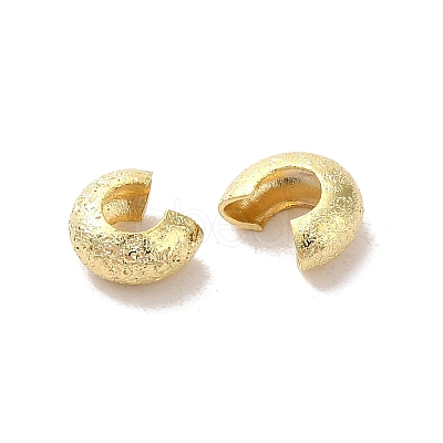 Brass Crimp Beads Covers FIND-Z039-07B-G-1