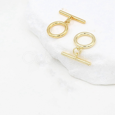 Brass Toggle Clasps FIND-TAC0036-14A-01G-1