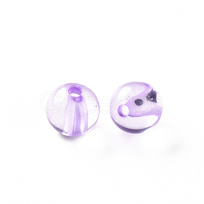 Transparent Acrylic Beads X-MACR-S370-A10mm-746-1