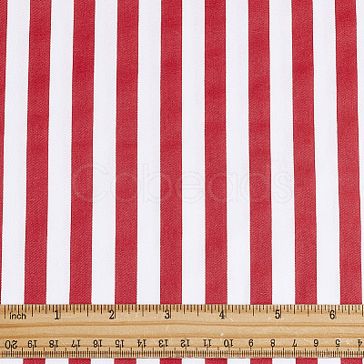 Cotton Fabric with Strip Pattern DIY-PH0037-96D-1