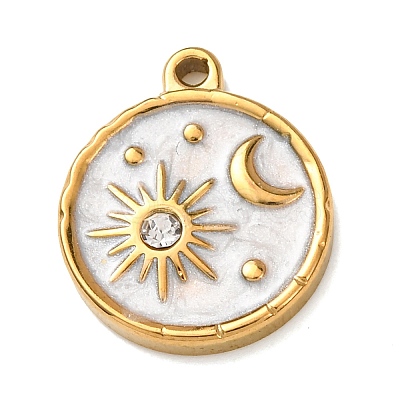 304 Stainless Steel Pendants STAS-N129-13A-G01-1