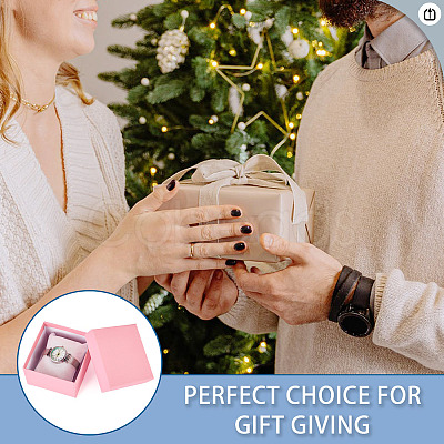 Square Paper Jewelry Bracelet Gift Boxes CON-TAC0010-91C-1
