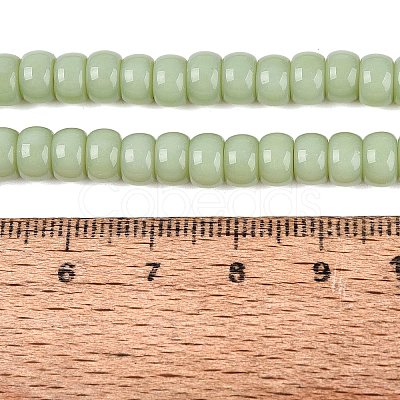 Opaque Glass Beads Strands GLAA-NH0002-B01-C11-1