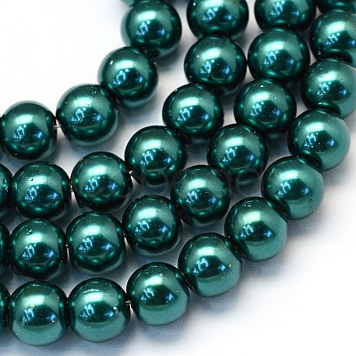 Baking Paint Glass Pearl Bead Strands X-HY-Q003-3mm-79-1