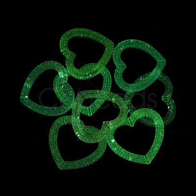 Luminous UV Plating Opaque Acrylic Beads OACR-Q204-27-1