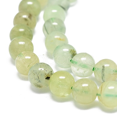 Natural Prehnite Beads Strands G-O201A-06A-1