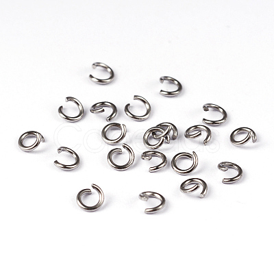 Tarnish Resistant 304 Stainless Steel Open Jump Rings LS-STAS-L176-25-1