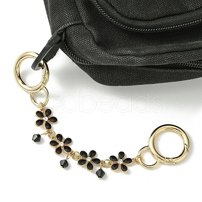 Zinc Alloy Spring Gate Rings Bag Extension Chains AJEW-BA00142-04-1