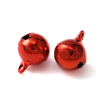 Brass Bell Charms KK-WH0031-38C-1