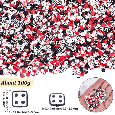 Handmade Polymer Clay Cabochons CLAY-SC0002-99B-1
