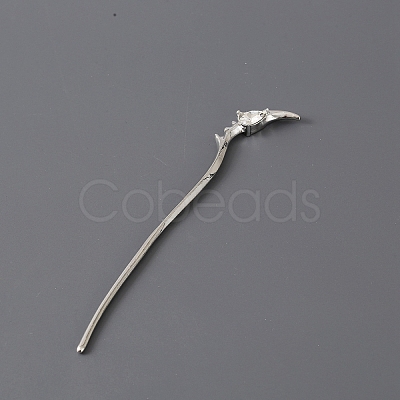 Alloy Rhinestone Hair Sticks for Women PW-WG44410-02-1