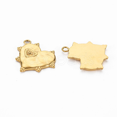 Ion Plating(IP) 304 Stainless Steel Pendants LS-STAS-N097-088LG-NR-1