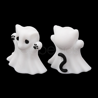 Halloween Silicone Focal Beads SL-CBADC51-04-1