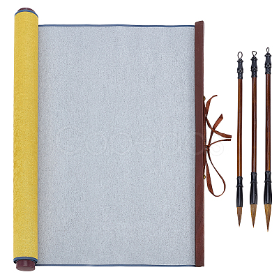 1Pc Polyester & Plastic & Alloy Chinese Calligraphy Brush Water Writing Magic Cloth AJEW-PH0008-93C-1