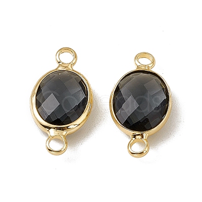 Transparent K9 Glass Connector Charms GLAA-A005-10G-05-1