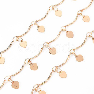 Handmade Brass Bar Scalloped Bar Chain CHC-S012-093-1