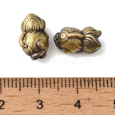 Rack Plating Brass Beads KK-P276-17BAB-1