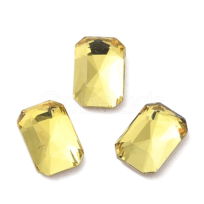 Glass Rhinestone Cabochons RGLA-P037-04B-D-1
