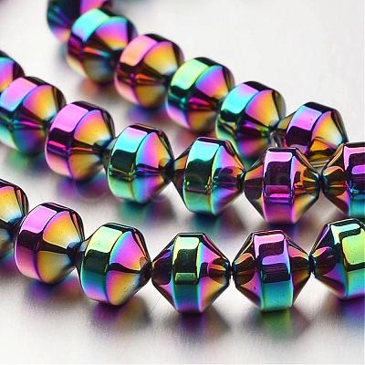 Electroplate Non-magnetic Synthetic Hematite Bead Strands G-F300-31A-02-1