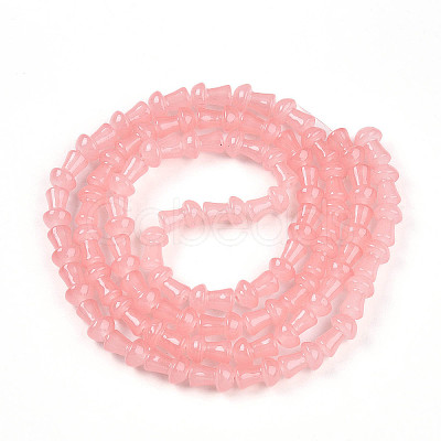 Baking Paint Glass Beads Strands DGLA-N007-01C-1