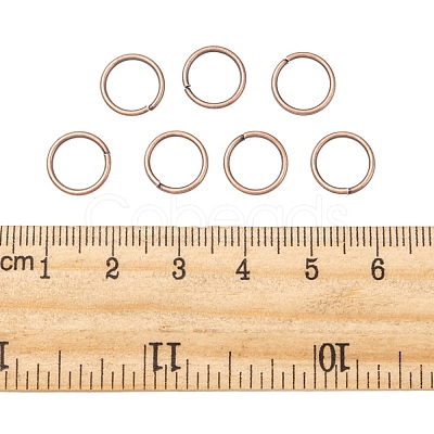 Open Jump Rings Brass Jump Rings JRC10MM-R-1