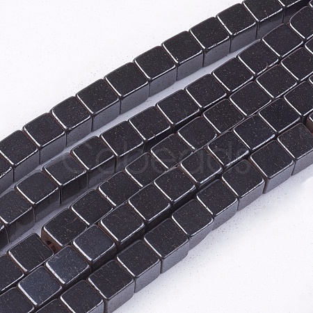 Non-Magnetic Synthetic Hematite Beads Strands X-G-Q527-4x4mm-1-1