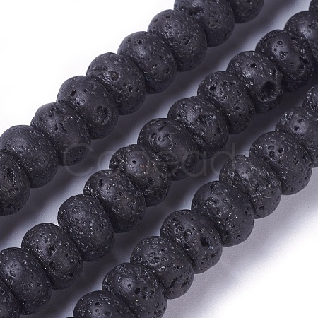 Natural Lava Rock Beads Strands G-E541-05B-1