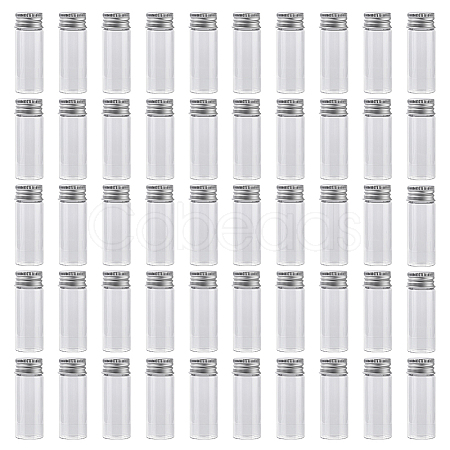 50Pcs Glass Bottles Bead Containers CON-DR0001-06C-1
