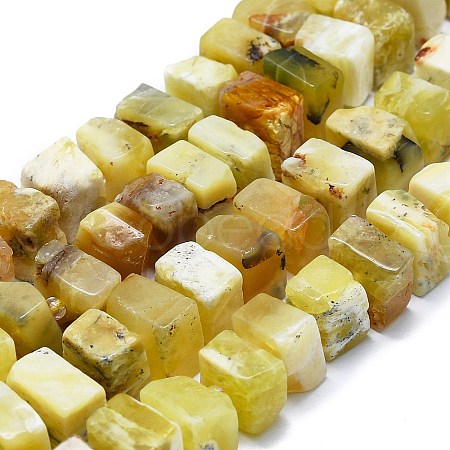 Natural Yellow Opal Beads Strands G-K245-F04-04-1