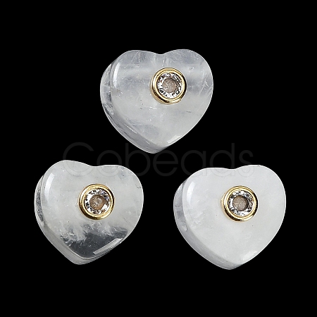 Natural Quartz Crystal European Beads GG-CBA1AE1-03G-06-1