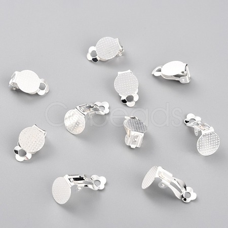 304 Stainless Steel Clip-on Earring Findings STAS-Y001-05S-1