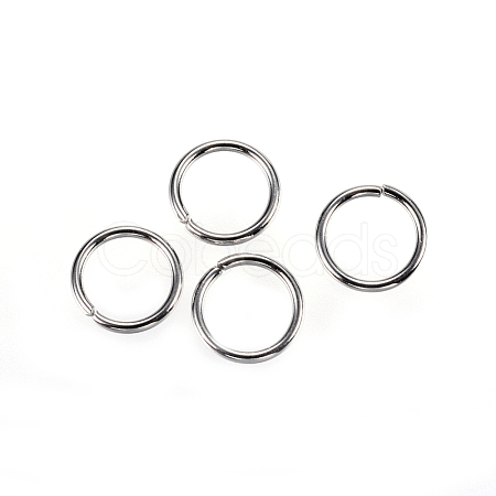 Tarnish Resistant 304 Stainless Steel Open Jump Rings STAS-E147-41P-8mm-1