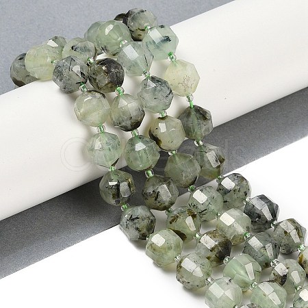 Natural Prehnite Beads Strands G-O201B-144H-1