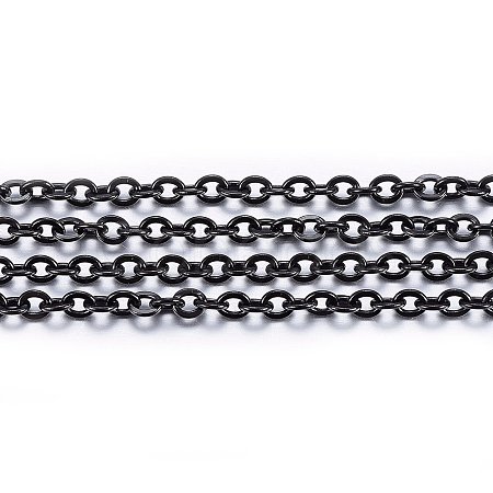 Handmade 304 Stainless Steel Cable Chains STAS-P213-03B-01-1