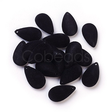 Flocky Acrylic Pendants X-OACR-I001-I06-1