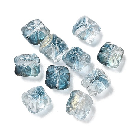 Baking Paint Transparent Glass Beads GLAA-C035-01A-1