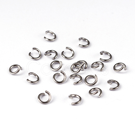 Tarnish Resistant 304 Stainless Steel Open Jump Rings LS-STAS-L176-25-1