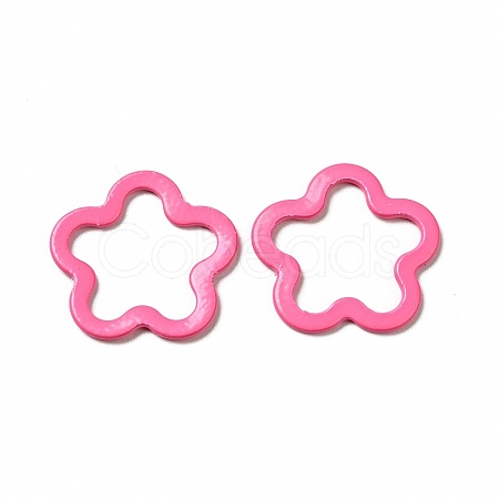 Spray Painted 201 Stainless Steel Linking Rings STAS-G304-07C-1