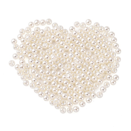 Imitation Pearl Acrylic Beads X-PL609-1-1