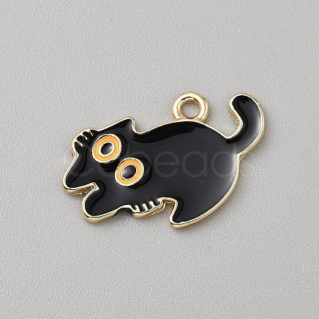 Alloy Enamel Pendants FIND-CJC0024-47A-1