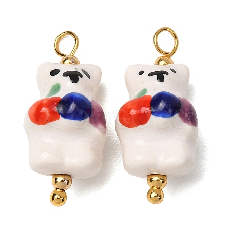 Handmade Porcelain Pendants PR-CBA8966-01G-1