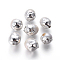 Natural Cultured Freshwater Pearl Beads, with Brass Findings, Oval, Silver Color Plated, 11.5~14x12~17mm, Hole: 0.8mm