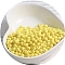 Macaron Baking Paint Glass Seed Beads, Fringe Teardrop Beads, Yellow, 5mm